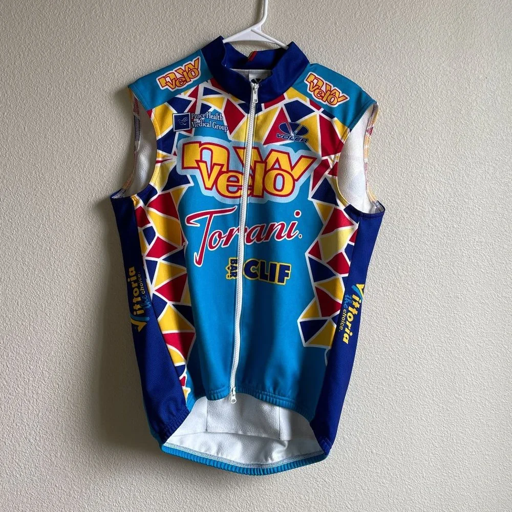4/$25‎ Voler USA Windtex Cycling Team Vest Jersey Jacket Full Zipper Size Large - Picture 3 of 14